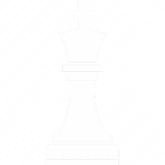A white king chess piece a symbol for The Head Fred